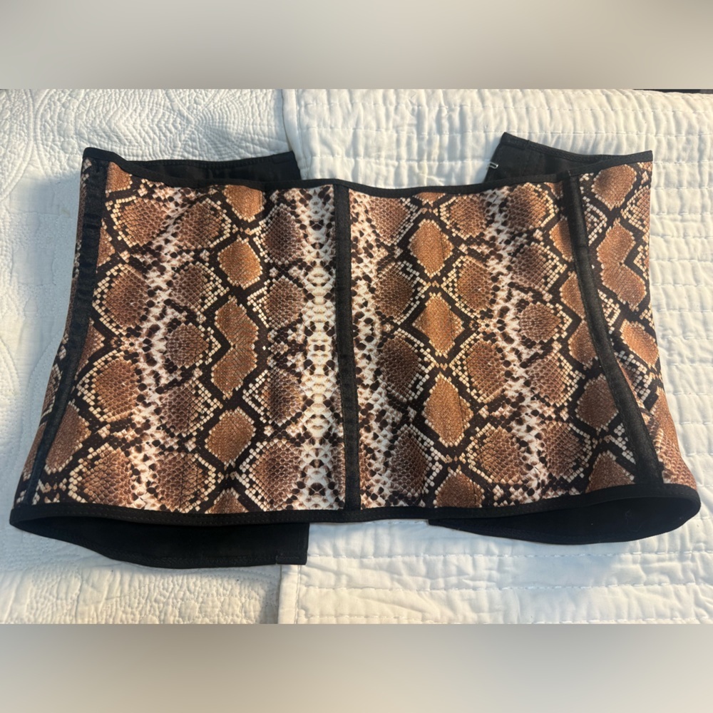 Prima Donna Ann Chery Snakeskin Waist Trainer Corset Shapewear XXL